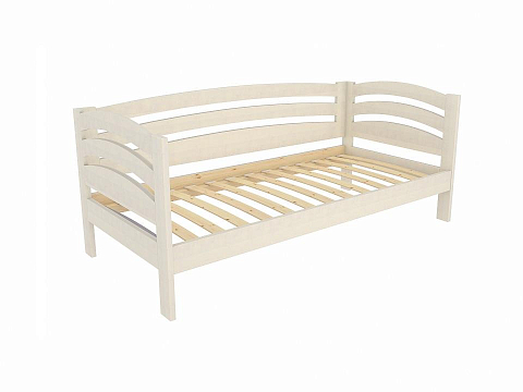 Кровать из массива Веста софа-R - Детская кровать из массива с боковыми спинками.
