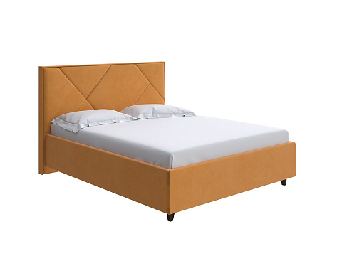 Кровать 160х190 Tessera Grand - Мягкая кровать с высоким изголовьем и стильными ножками из массива бука