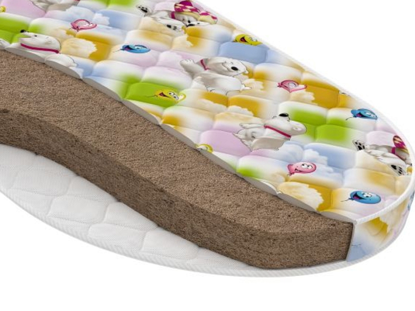 Матрас Oval Baby Classic - Двустороний детский матрас для овальной кровати.