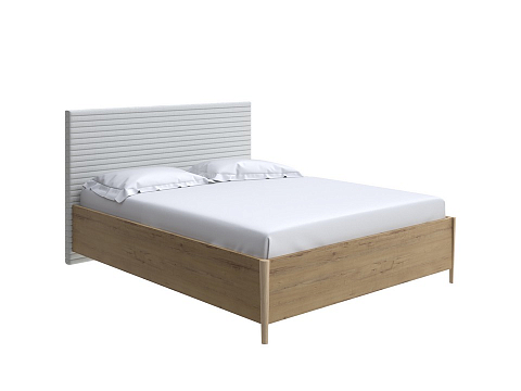 Кровать 160х190 Rona - Классическая кровать с геометрической стежкой изголовья
