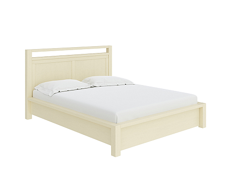 Двуспальная кровать Fiord с подъемным механизмом - Кровать из массива с подъемным механизмом
