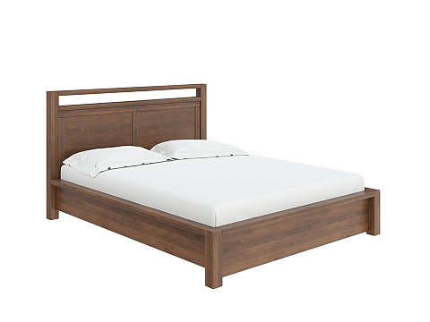 Двуспальная кровать-тахта Fiord с подъемным механизмом - Кровать из массива с подъемным механизмом