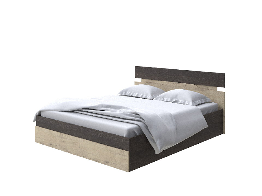 Кровать Milton с подъемным механизмом 80x190 ЛДСП Дуб Кантербери/Бунратти - Современная кровать с подъемным механизмом.