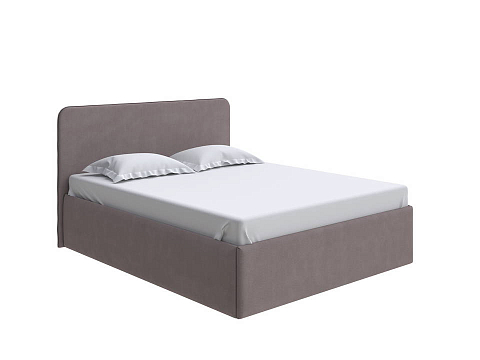 Двуспальная кровать с высоким изголовьем Mia с подъемным механизмом - Стильная кровать с подъемным механизмом