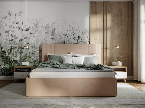 Кровать 160х190 Liberty - Аккуратная мягкая кровать в обивке из мебельной ткани