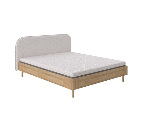 Деревянная кровать Lagom Plane Wood - Оригинальная кровать без встроенного основания из массива сосны с мягкими элементами.