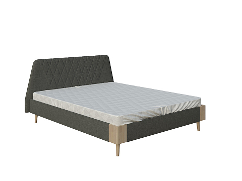 Двуспальная кровать-тахта Lagom Hill Soft - Оригинальная кровать в обивке из мебельной ткани.