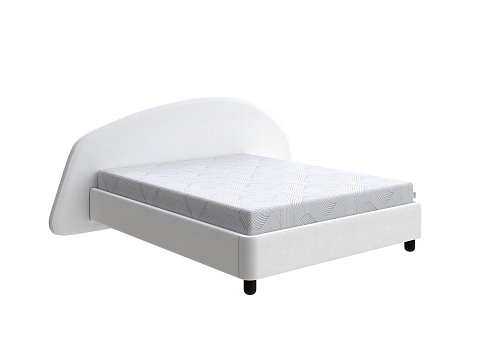 Кровать из массива Sten Bro Right - Мягкая кровать с округлым изголовьем на правую сторону