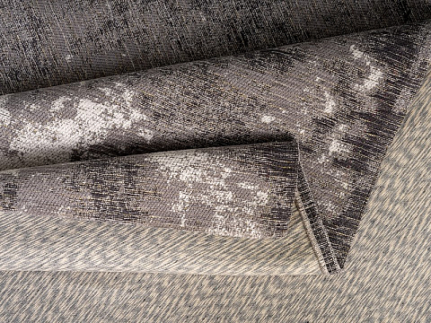Ковер Flora Moment 160x230 Ткань Серый - Ковер в абстрактном дизайне