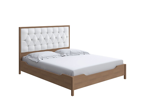Деревянная кровать Vester - Современная кровать со встроенным основанием