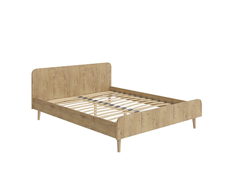 Кровать 160х190 Way - Компактная корпусная кровать на деревянных опорах