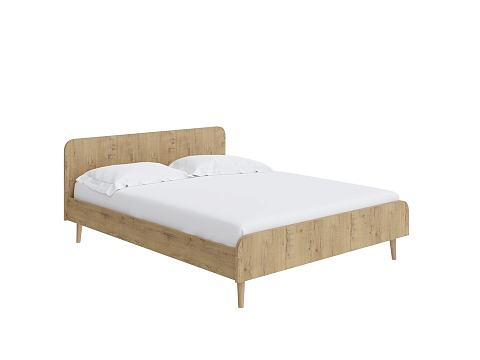Кровать 160х190 Way - Компактная корпусная кровать на деревянных опорах