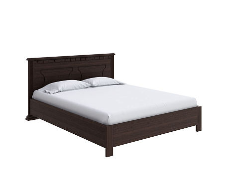 Двуспальная кровать с высоким изголовьем Milena-М-тахта с подъемным механизмом - Кровать в классическом стиле из массива с подъемным механизмом.
