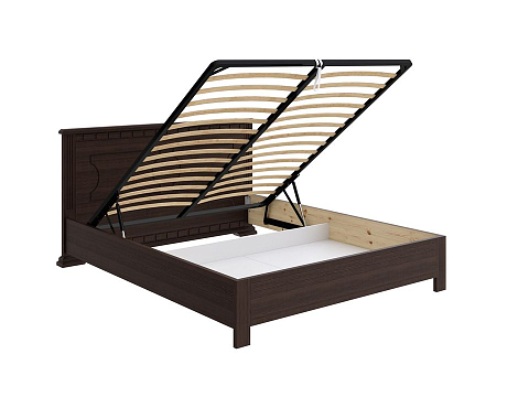 Деревянная кровать Milena-М-тахта с подъемным механизмом - Кровать в классическом стиле из массива с подъемным механизмом.