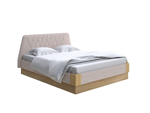 Двуспальная кровать Lagom Hill Soft с подъемным механизмом - Кровать со встроенным основанием. 