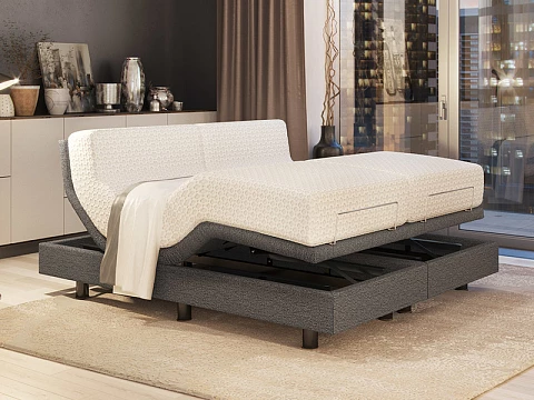 Двуспальная кровать с матрасом трансформируемая Smart Bed - Трансформируемое мнгогофункциональное основание.