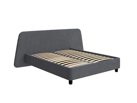 Двуспальная кровать с матрасом Sten Berg Right - Мягкая кровать с необычным дизайном изголовья на правую сторону