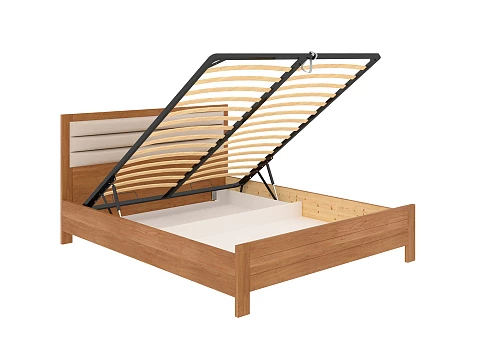 Двуспальная кровать с матрасом Prima с подъемным механизмом - Кровать в универсальном дизайне с подъемным механизмом и бельевым ящиком.