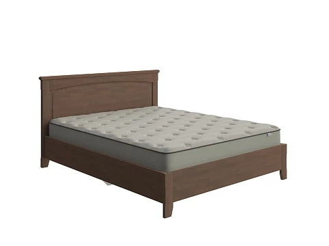 Двуспальная кровать с матрасом Marselle с подъемным механизмом - Кровать из массива с ящиком для хранения