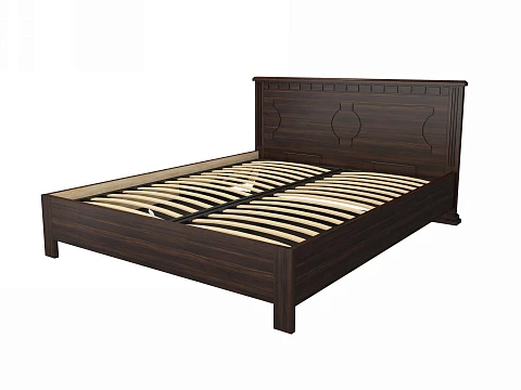 Двуспальная кровать с матрасом Milena-М-тахта с подъемным механизмом - Кровать в классическом стиле из массива с подъемным механизмом.